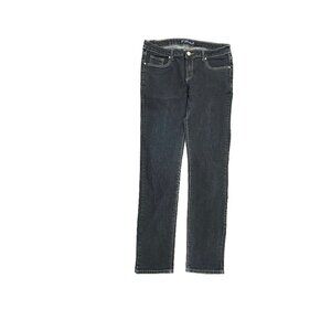 P&P Slim Straight Women's size 14 Dark Wash Blue Denim Jeans